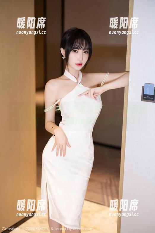 XIAOYU语画界-冯木木 XIAOYU语画界 - 冯木木白色吊带与蕾丝:这套图看完,我的审美可能又升级了!